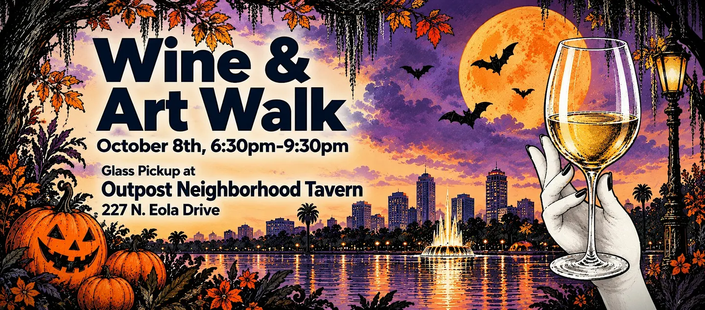 Thornton Park District 2nd Thursday Wine & Art Walk