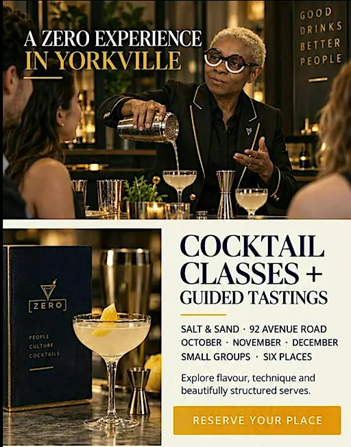 Cocktail Class on September 25, 5:00pm
