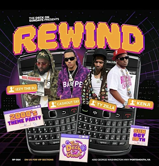 Early 2000’s Party - Sunday Service at Guava on the Deck 10/18/26