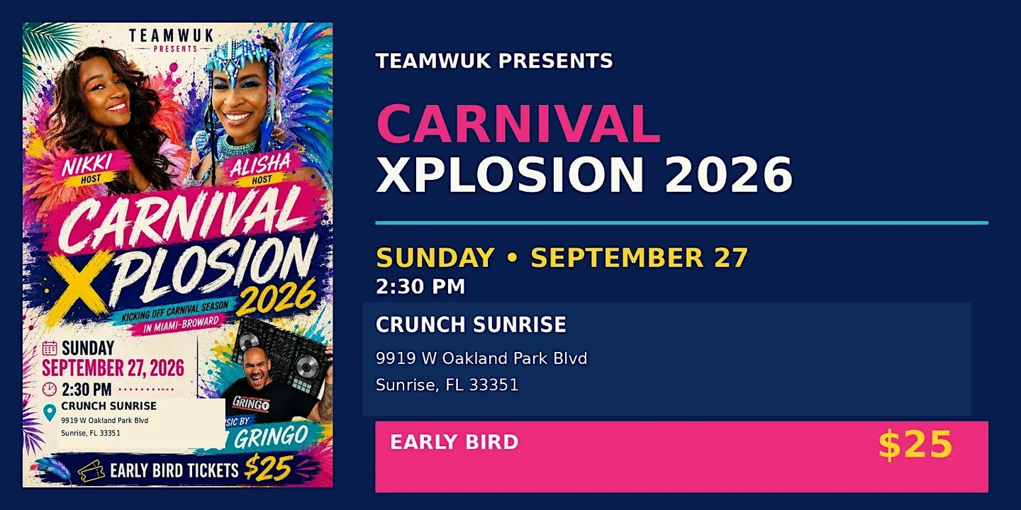 TEAMWUK PRESENTS: CARNIVAL XPLOSION 2026
