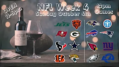 NFL Week 4 Sunday Funday