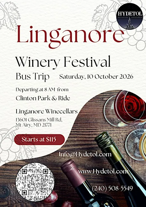 Linganore Winery Sweet Escape Bus Trip 2026