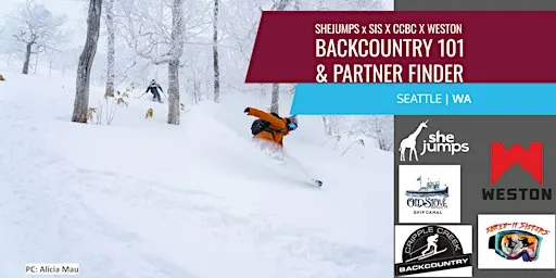 SheJumps x SIS x CCBC x Weston | Backcountry 101 + Partner Finder | WA