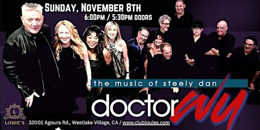 Doctor Wu – The Music of Steely Dan Returns to Club Louie’s