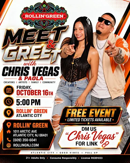 Chris Vegas Meet & Greet Rollin' Green