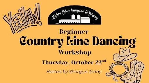 Beginner Country Line Dancing Workshop w/ Shotgun Jenny at Bishop Estate