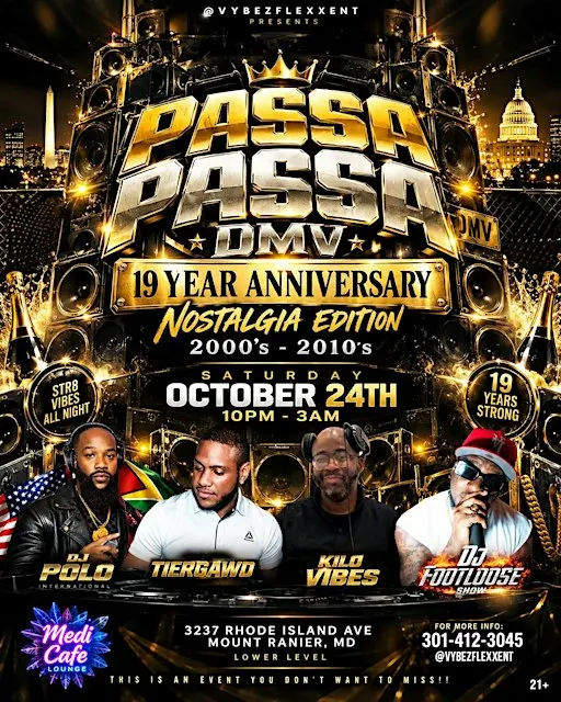 PASSA PASSA DMV / 19 YEAR ANNIVERSARY NOSTALGIA EDITION