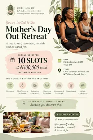 Mothers’ Day our retreat