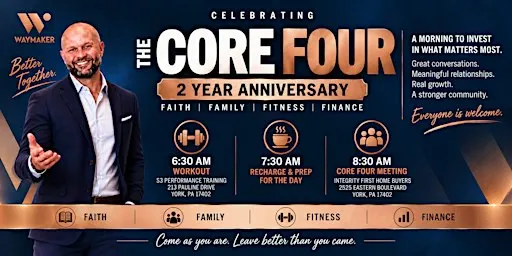 The Core Four 2 Year Anniversary on Wednesday, October 21st