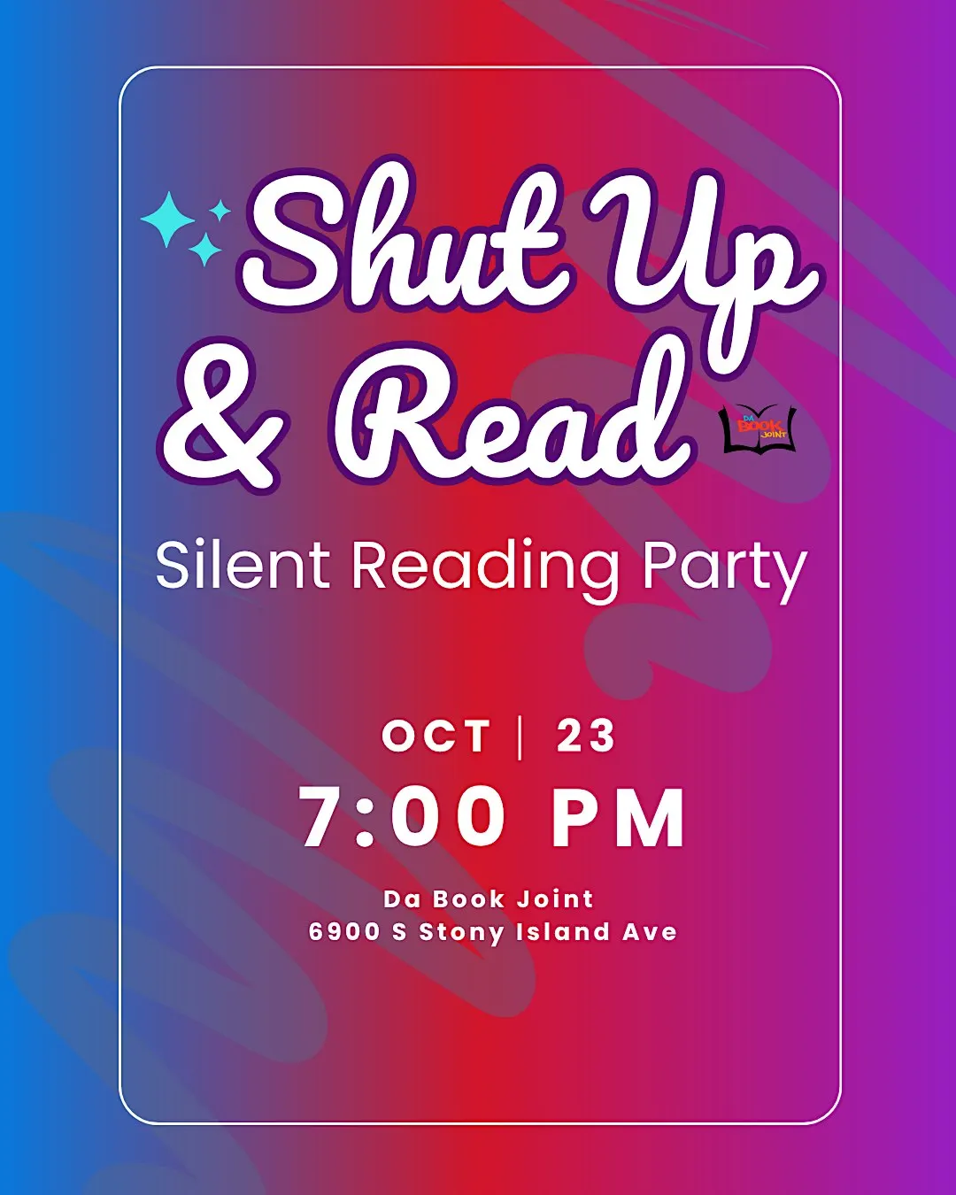 Shut Up & Read: Silent Reading Party