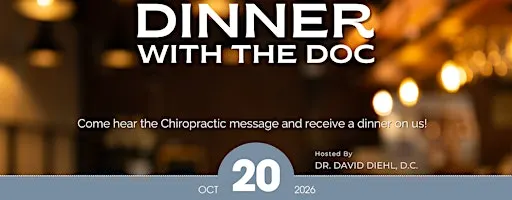 October - Dinner with the Doc
