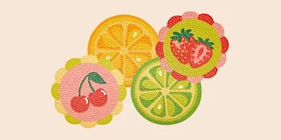 Get Crafty with Sparkle Gem Art Coasters - Hub Library
