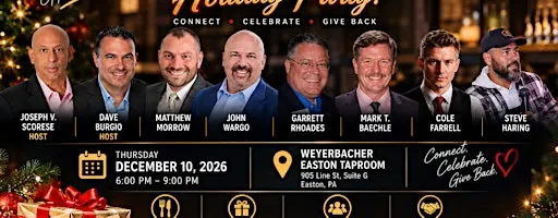 SAVE THE DATE — 3RD ANNUAL LEHIGH VALLEY REAL ESTATE INVESTOR HOLIDAY PA
