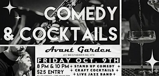 Comedy & Cocktails at Avant Garden