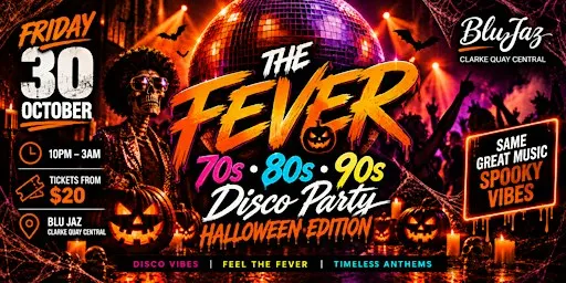 The Fever: 70s, 80s & 90s Disco Party - Halloween Edition