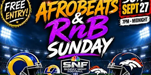 AFROBEATS X RnB SUNDAY