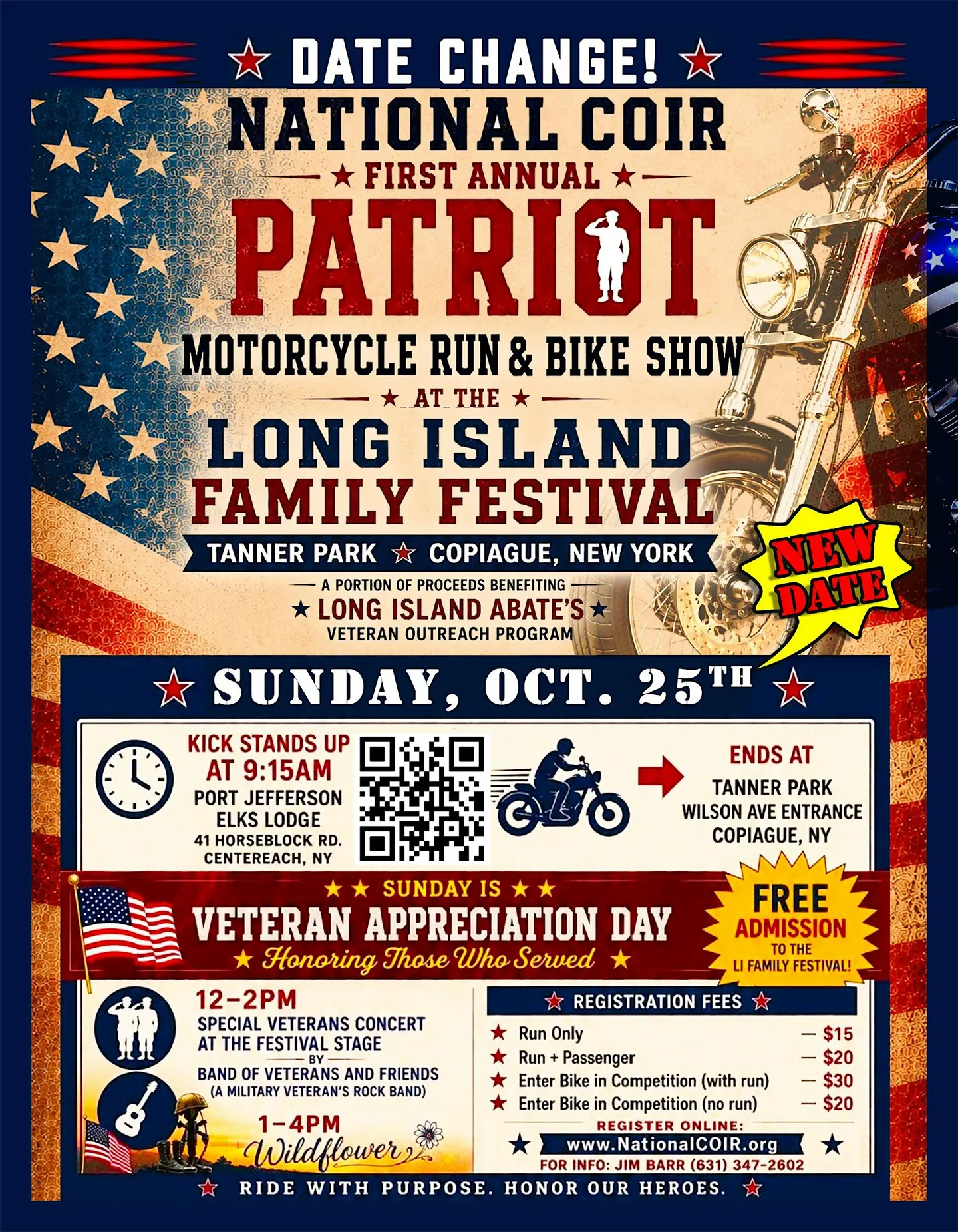 National COIR Patriot Motorcycle Run & Bike Show