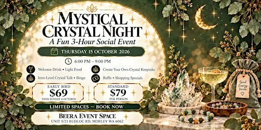 Mystical Crystal Night Social Event