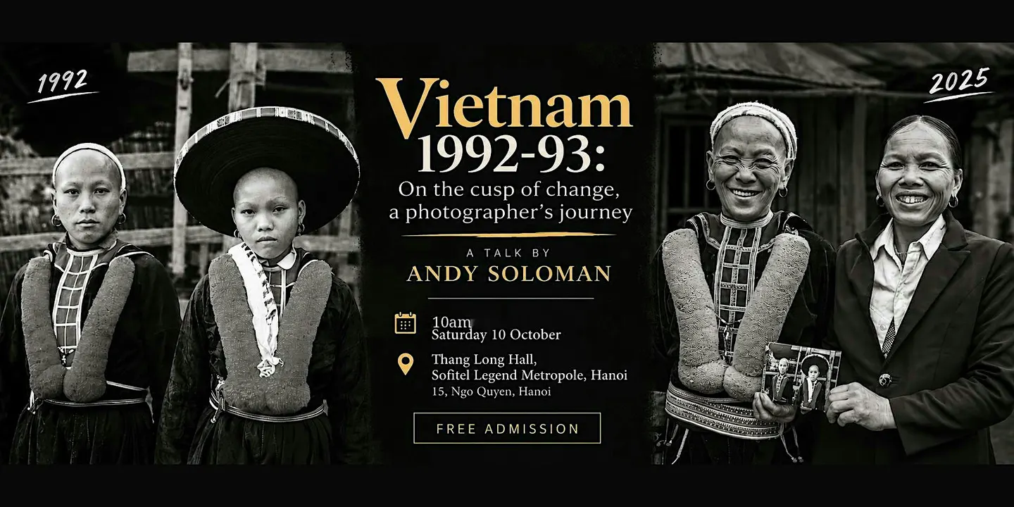 TALK: Vietnam 1992-93 - On the cusp of change, a photographer's journey