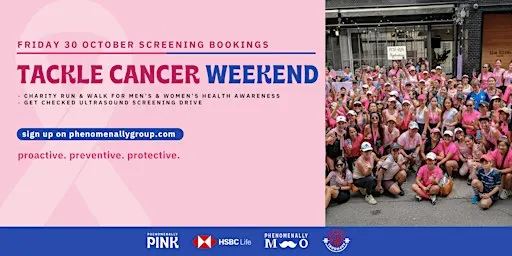 Tackle Cancer Weekend: Get Checked @ Kennedy Town - Friday 30 October