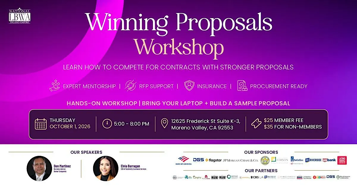 Winning Proposals Workshop
