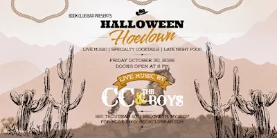 Halloween Hoedown: Book Club Bar's Halloween Party!