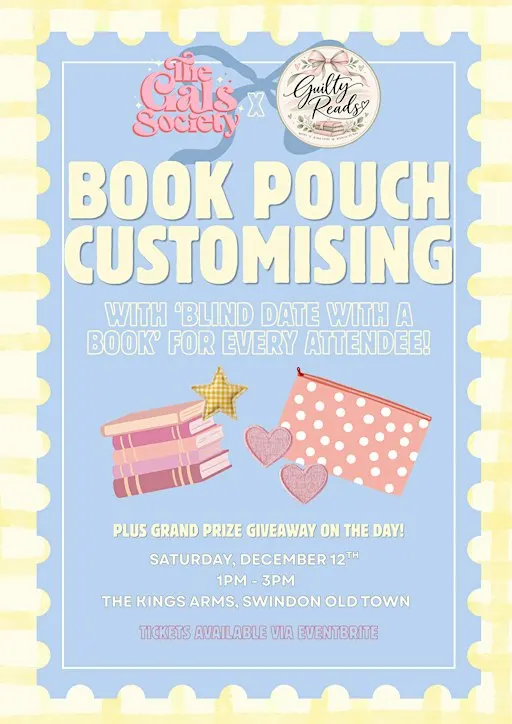Book Pouch Customising! with free 'Blind Date with a Book!'