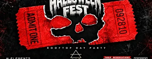 HALLOWEEN FEST ROOFTOP DAY PARTY | HALLOWEEN WKND