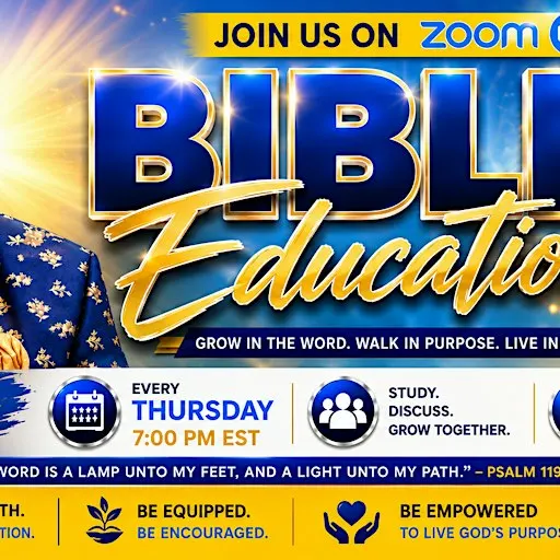 Zoom Bible Education, “The Pursuit of Christ”’ Series 8.