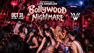 Bollywood Nightmare: Bolly Halloween Party in LA on Oct 31 @WARWICK LA