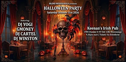 Blend Halloween Party w/ GMoney, DJ Winston, DJ Cartel & DJ YOGI