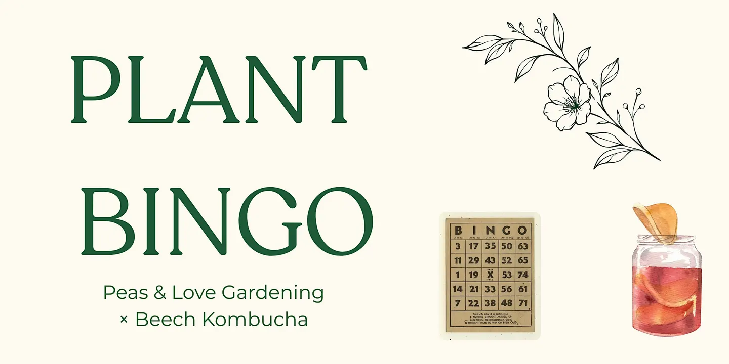 Plant Bingo w/ Peas & Love Gardening