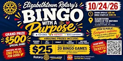 Elizabethtown Rotary : Bingo With a Purpose