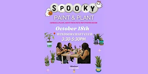 Spooky Plant & Paint ✨