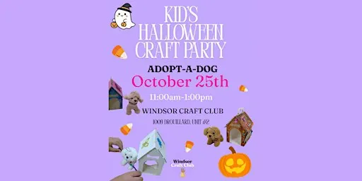 Halloween Costume & Craft Party: Adopt-a-furry friend