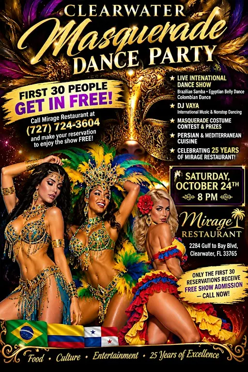 Elegant Masquerade Dinner Show