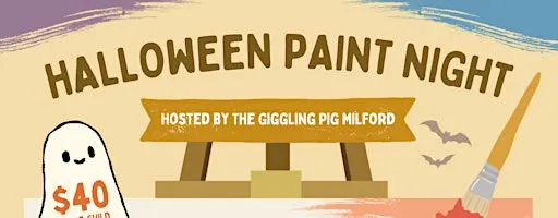 Halloween Paint Night with The Giggling Pig Milford