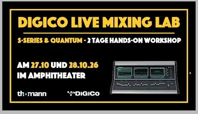 DiGiCo Live Mixing Lab: S-Series & Quantum – From Setup to Showtime