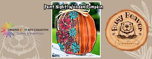 Paint Night! Wooden Pumpkin Decor