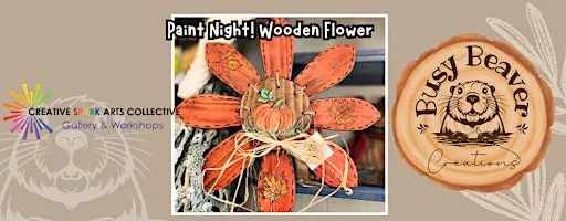 Paint Night! Wooden Flower Workshop