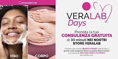Veralab Days presso Store Veralab Bologna | dal 21 al 30 Settembre
