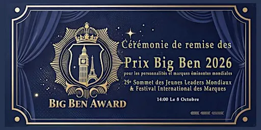 2026 Big Ben Award Global Outstanding Ceremony France