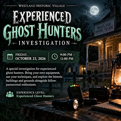 Experienced Ghost Hunters Investigation