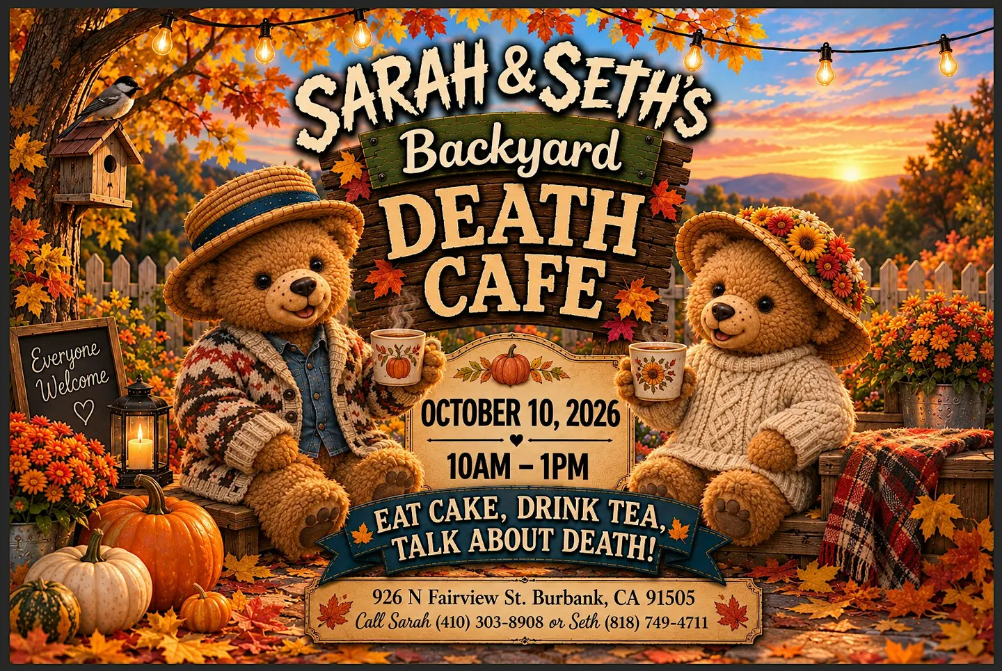 Sarah & Seth's Backyard Death Cafe
