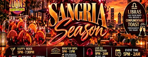 Sangria Season at Juan’s Rooftop & Cantina