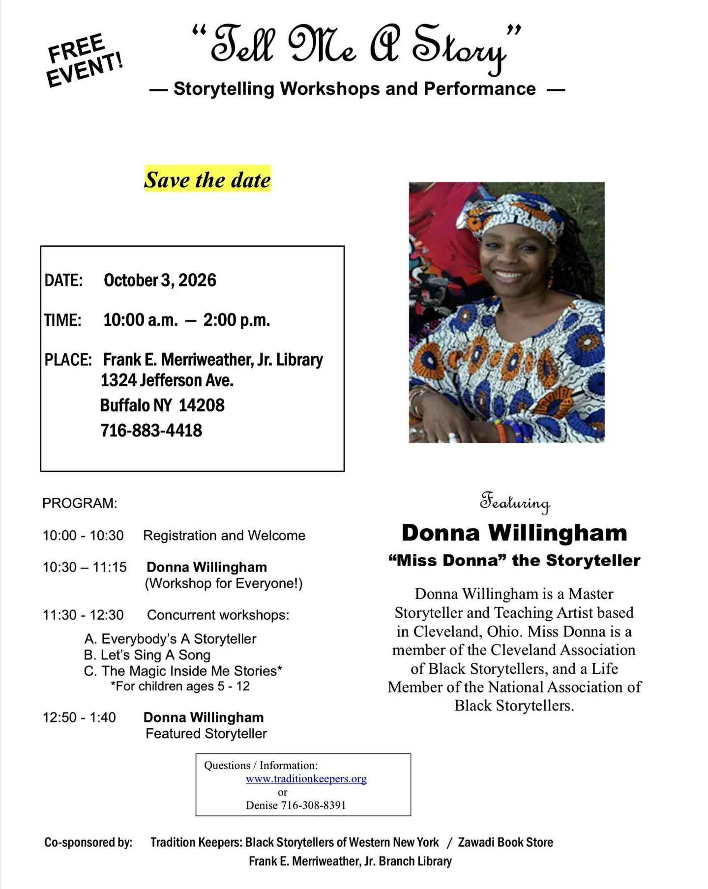 TELL ME A STORY
