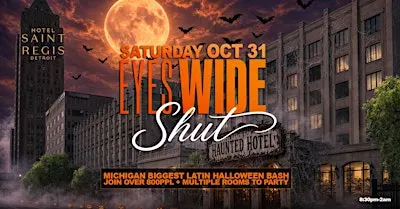 Michigan’s Largest & Hottest Latin Halloween Party Hotel St Regis Detroit