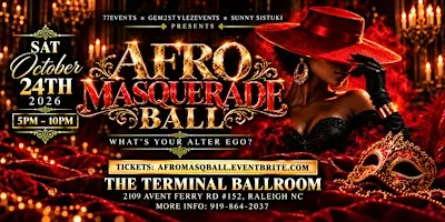AFRO MASQUERADE BALL - What’s Your Alter Ego?