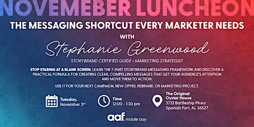 AAF Mobile Bay November Luncheon