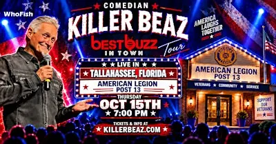 Comedian Killer Beaz "Best Buzz in Town" at The American Legion Post #13